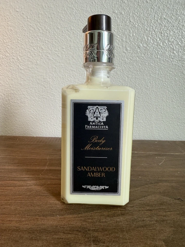 Crema hidratante corporal Antica Farmacista SANDALWOOD ÁMBAR 10 FL oz. NUEVO Y DIFÍCIL DE ENCONTRAR Foto 1 de 3
