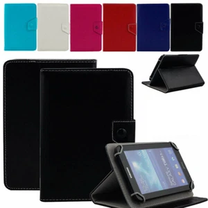 For 7" 8" 9" 10" 10.1" inch Tablet Shockproof Universal Folio Leather Case Cover - Picture 1 of 15