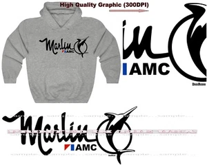 AMC American Motors Rambler Marlin 1960's Car Logo DigiRods Hoodie Sweatshirt - Afbeelding 1 van 6