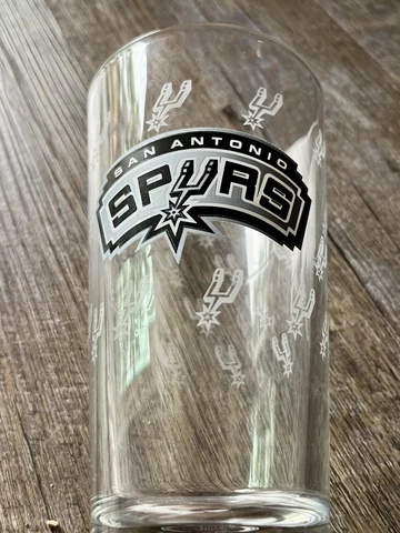 NBA San Antonio Spurs Logo Drinking Glass Cover