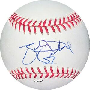 Zach Duke signed Rawlings Official Major League Baseball #57- JSA #EE63102