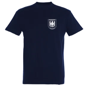 BUNDESWEHR FEUERWEHR T-Shirt schwarz oder marineblau versch. Druckfarben Logo - Bild 1 von 2