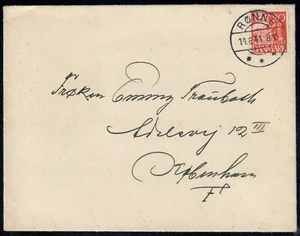 DENMARK. 1941. Cover from Rønne, BORNHOLM to Copenhagen (PK2645) - Picture 1 of 1