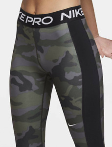Nike Pro Dri-Fit 7/8 Tights Women's Medium, Large, X-Large Camo DJ0759-082