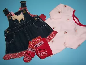 Gymboree De Colección Niñas "COLORFUL VILLAGE" 0-3mth... JUEGO DE 3 PIEZAS... ETIQUETA 2006 - Imagen 1 de 8