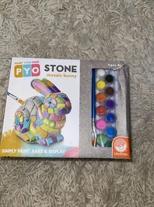 MindWare Paint Your Own Stone Mosaic Bunny - Ages 8+ - Picture 1 of 7