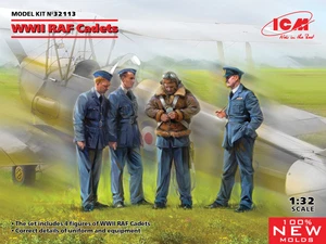 32113	ICM: WWII RAF Cadets (100% new molds) in 1:32 - Picture 1 of 3