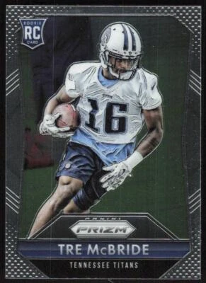 2015 Panini Prizm 294 Tre McBride Tennessee Titans RC Football Card - Image 1 of 2