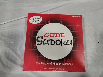 Factory Sealed! Code Sudoku Hidden Numbers Game 2006 By Pressman  - Image 1 of 3
