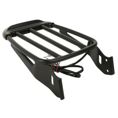 2-up Detachables Luggage Rack Fit For Harley Sportster XL 2004-2021 Dyna 06-22 - Image 1 of 4