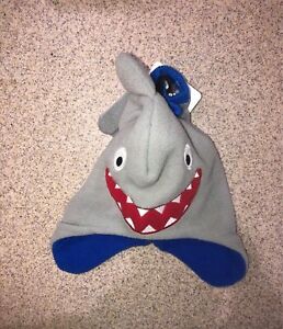 Kids Shark Hat/Mitten Set NEW