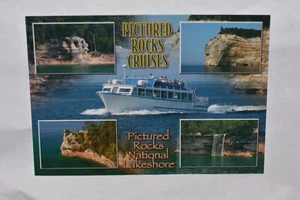 Pictured Rocks Cruises in Munising, Michigan Postcard National Lakeshore - Picture 1 of 2
