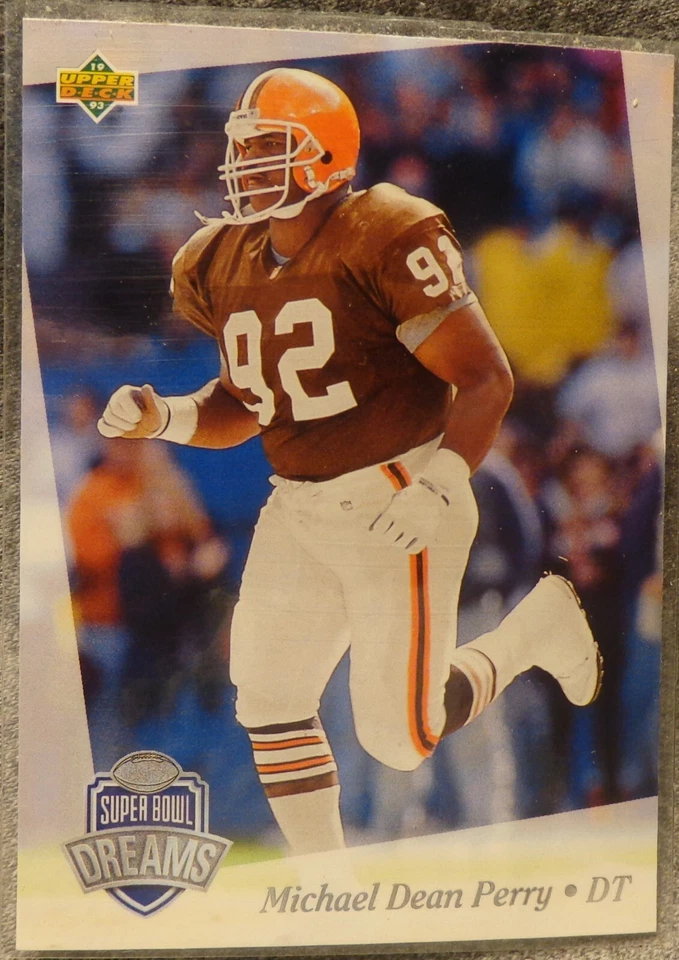 1993 Upper Deck NFL Experience #29 Michael Dean Perry - Browns - Clemson Alumni - Image 1 of 1