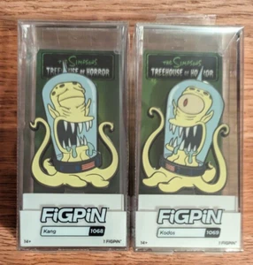 ECCC 2023 EMERALD CITY COMIC CON SIMPSONS KANG KODOS FIGPIN EXCLUSIVO NUEVO - Imagen 1 de 1