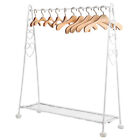  Doll Closet Hangers Rack Clothes Dollhouse Baby Model Furniture