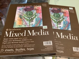 Strathmore Mixed Media pads 9 x 12 400 Series NEW - Picture 1 of 3