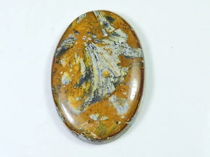63Cts. Natural Pitersite Agate Oval Cabochon Loose Gemstone27X42X05 MM - Picture 1 of 9