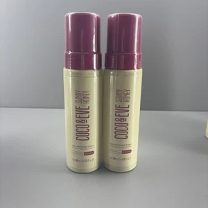 NEW SEALED 2X COCO & EVE Sunny Honey Bali Bronzing Foam Ultra Dark 6.7oz VEGAN - Picture 1 of 4