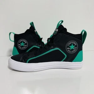 Converse Chuck Taylor All Star Mid Black Court Green 170144C Unisex US6M/8W - Picture 1 of 8