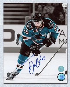 Dan Boyle San Jose Sharks Autographed Spotlight 8x10 Photo - Picture 1 of 2
