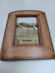 Pier 1 Imports 4x6 In. Rustic Decor Wooden Picture Frame - Picture 1 of 9