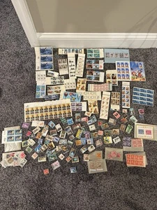 HUGE RARE Vintage Foreign Country USA Stamps Mixed UNUSED USED Antique Lot #10 - Picture 1 of 19