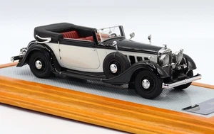1933 Horch 780 Sport Cabriolet Original Black/Beige Opened Top in 1:43 scale - Picture 1 of 1