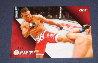 2015 Vitor Belfort Topps UFC Ruby #6/8 Red SSP vs Dan Henderson Phenom Pride - Image 1 of 3