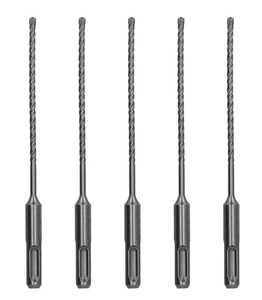 SDS-Plus Drill Bit 3/16" x 8" Rotary Hammer Bit Carbide Tip Drill Concrete-5Pcs - Picture 1 of 8