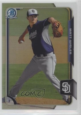 2015 Bowman Chrome Prospects Refractor /499 Matt Wisler #BCP83 Rookie RC - Image 1 of 2