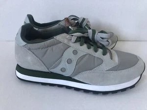 New Saucony Jazz Shoes Green/Grey men 9M - Picture 1 of 9
