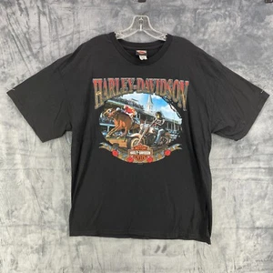 Harley Davidson Louisville Kentucky Derby Graphic T Shirt 2 Sided Black XL 2012 - Picture 1 of 12