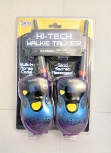 Grin Studios Hi- Tech Walkie Talkies Set Of Two Radios - Picture 1 of 2