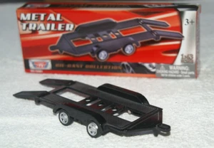Autoanhänger, Trailer, schwarz, Motormax, 1:43 OVP - Bild 1 von 5