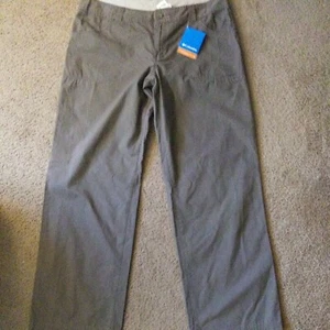 NWT COLUMBIA Outdoor Pants 16 Omni Shade Brown Sportswear Hiking Camping Pants - Picture 1 of 9