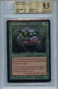 MTG Visions Quirion Druid BGS 9.5 Gem Mint Amricons 6256 - Picture 1 of 2