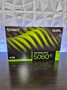 Palit NVIDIA GeForce RTX 5060 Ti DUAL Graphics Card for Gaming - 8GB - Afbeelding 1 van 6