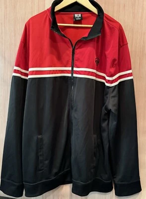 Vintage Enyce Track Jacket Full Zip Mens 4XL Red Black Y2K Hip Hop 00s - Image 1 of 4