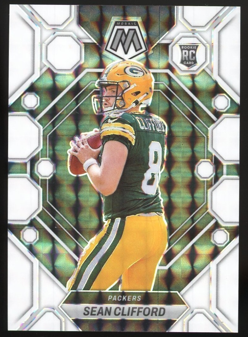 2023 Panini Mosaic White Prizm Rookie SEAN CLIFFORD 19/25 SSP RC #361