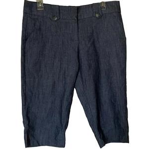 Heart Soul Bermuda Gray Pants Size 9 Juniors Cotton Blend Waist 32" Polyester - Picture 1 of 10