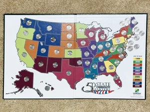 50 State Commemorative Quarters • 1999-2008 • 50 Coins Included • Uncirculated - Picture 1 of 5