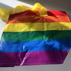 IKEA Storstomma Waterproof Foldable Shopping Lunch Gift Bag 13L LGBTQ+ Pride - Picture 1 of 3