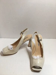 Mia Spiga Womens Shoes, Haley, Dew (beige) Patent Leather, Size 9 - Picture 1 of 10