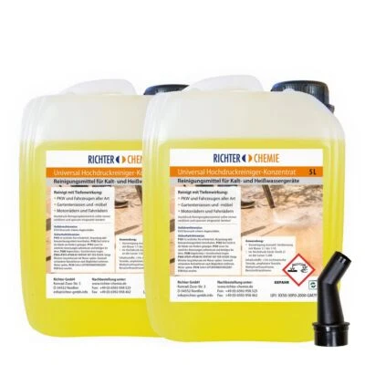 RICHTER CHEMIE 10L Reinigungsmittel Hochdruckreiniger (universal) (2x5L)