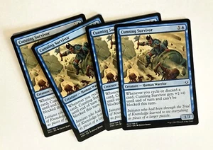 Cunning Survivor (4) Hour of Devastation NM MTG Magic the Gathering - Picture 1 of 1