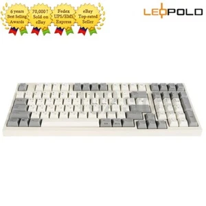Leopold FC980C Topre Electrostatic Capacitive Switch Keyboard Dye-Sub White/45g - Picture 1 of 8