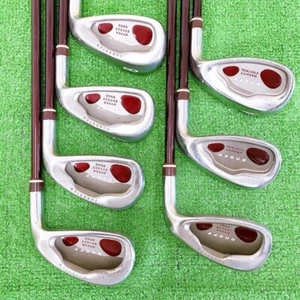 Ladies Onoff Iron Set 5-9 Pw Aw 7pc RH SMOOTH KICK LP-410I Graphite Women Golf - Picture 1 of 12