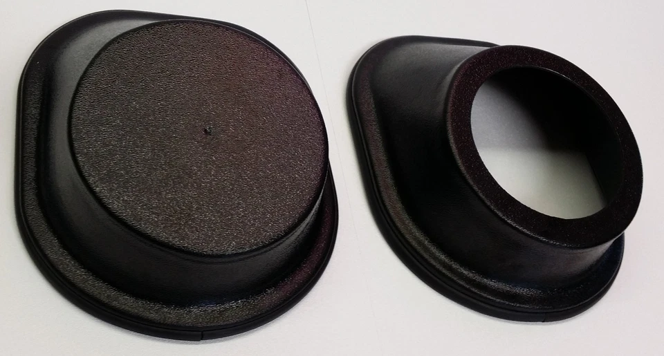 DRC BLACK JACK ANGLED SPEAKER PODS ADAPTERS 6.5" 6 1/2" or 5.25" MOUNT W/FLANGE