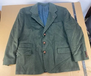 Himalaya Tiroler Loden Sportscoat Blazer olive green wool alpaca Austria size 46 - Picture 1 of 17