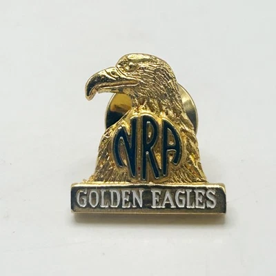 De colección 1993 NRA GOLDEN EAGLES Esmaltado Sombrero o Solapa Pin Usado en Excelente Condición Foto 1 de 3